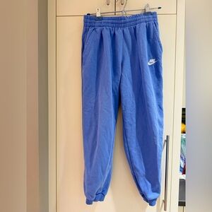 Nike Kids Periwinkle Blue Sweatpants. Joggers are Girls Size XL